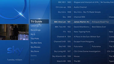 sky Q installation Elmore